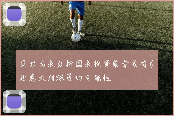 贝尔戈米分析国米投资前景或将引进意大利球员的可能性